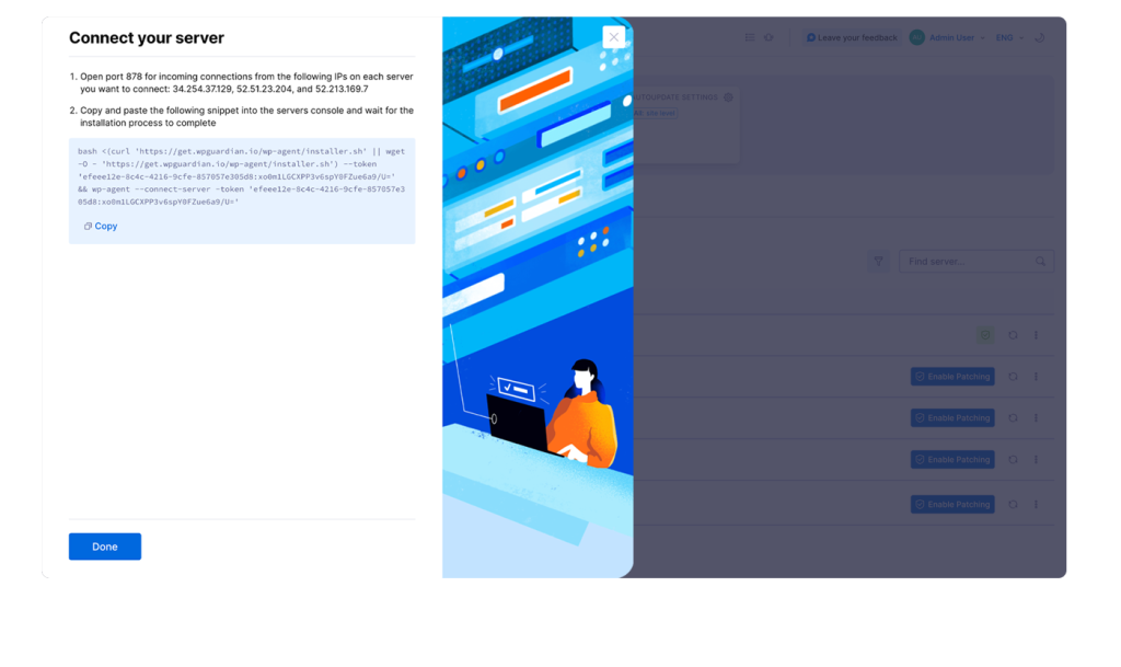 WPGuardian for Infrastructure Provider